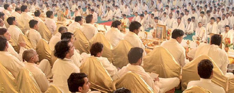 Pandits Védicos en el Brahmasthan de India
