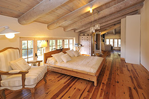 Dormitorio - interior de una casa Sthapatya Veda Maharishi